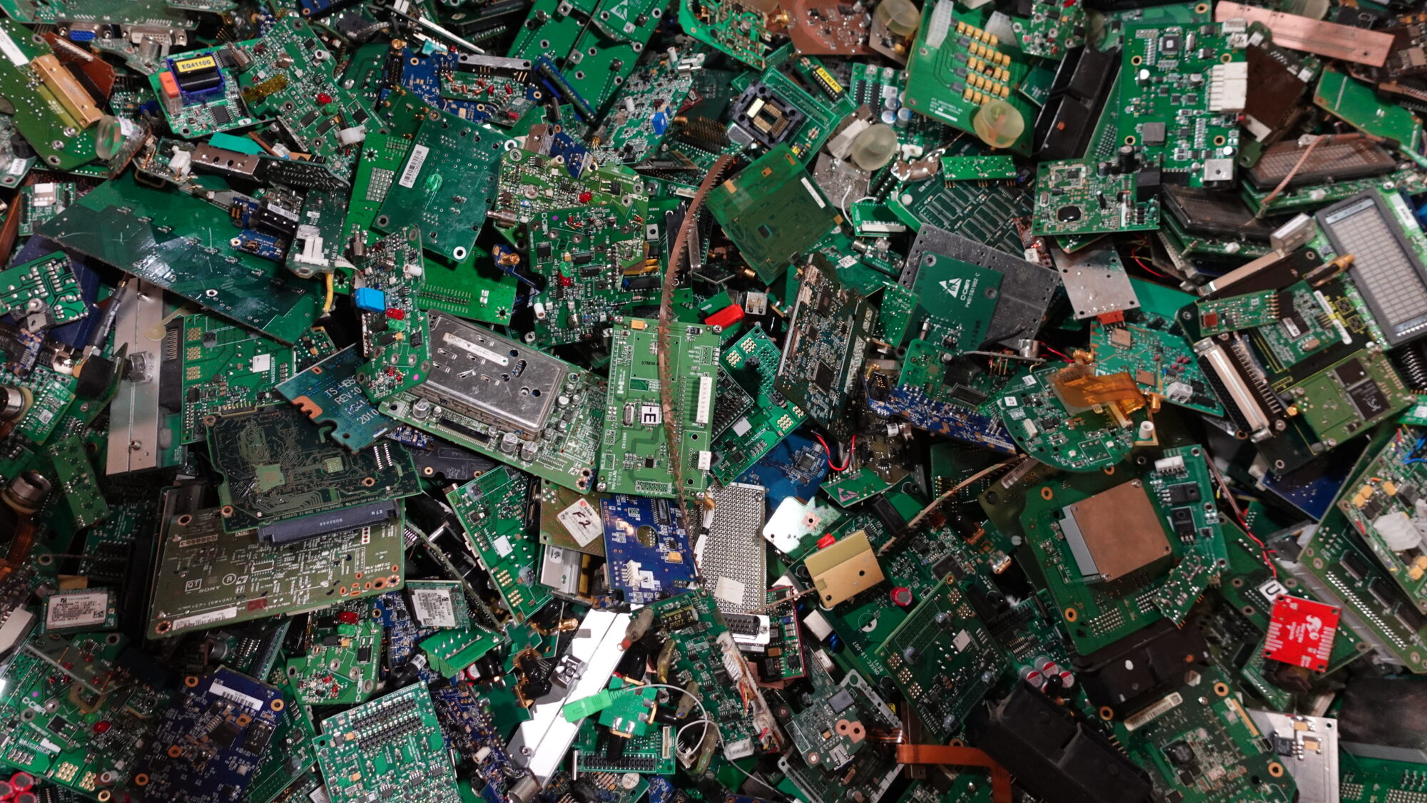 ITAD for electronics recycling, Circuit boards in gaylord.